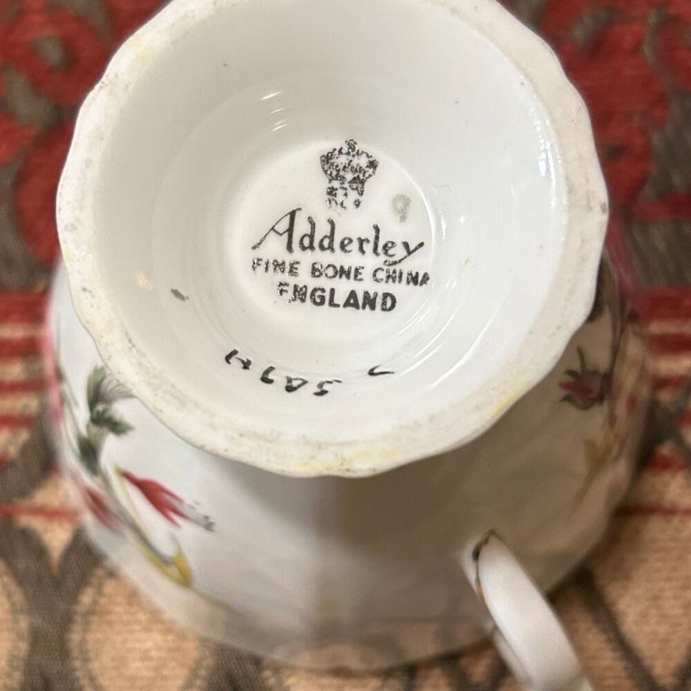 Adderly Fine China Floral Tea Set - Picture 6 of 7